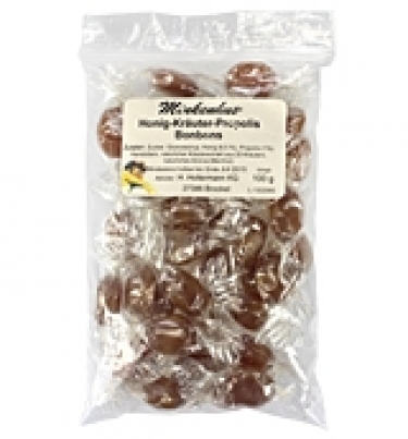 Honing+propolis+kruidenbonbons 150 gram Minkenhus®